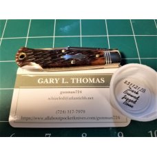 Great Eastern Cutlery Northfield # 83 Tascosa Lock Back Knife Dark Brewed Bone