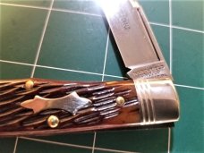Great Eastern Cutlery Northfield # 83 Tascosa Lock Back Knife Dark Brewed Bone