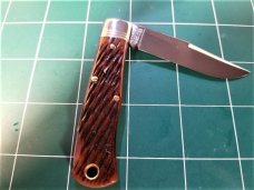Great Eastern Cutlery Northfield # 83 Tascosa Lock Back Knife Dark Brewed Bone