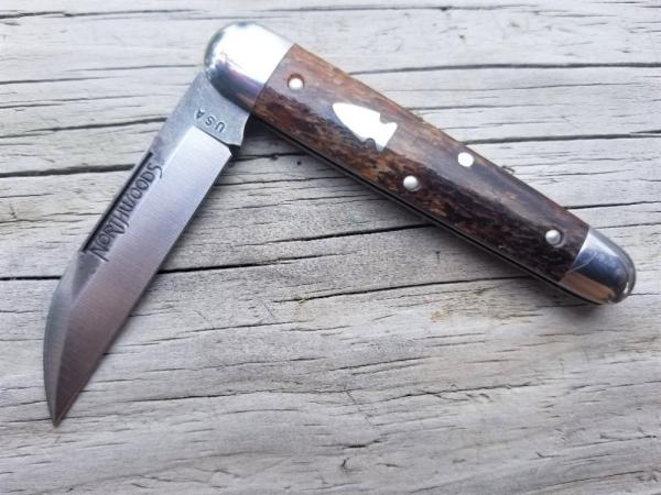 Northwoods Bear Lake Kudu Bone Knife knives