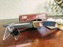 Buck 110 Brown Jigged Bone Vintage 1990 *Super Mint* w/ box, sheath, papers*
