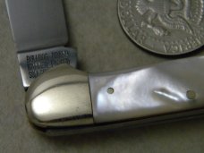 Bulldog Brand Hammer Forged Solingen Germany "Anno Domini" 2000 Pearl Canoe Knife