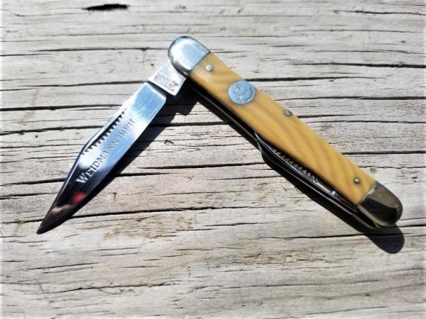 VINTAGE WEIDMANNSHEILL SWELL CENTER WATERFALL WHITTLER 3 3/8 MANUFACTURED IN GERMANY
