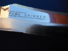 Puma Skinner Genuine Handmade Pumaster Steel Germany  No. 6393 Knife with Original sheath Sheath