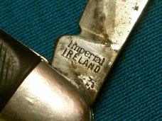 FRONTIER IMPERIAL IRELAND 2 BLADE STOCKMAN FOLDING POCKET KNIFE KNIVES