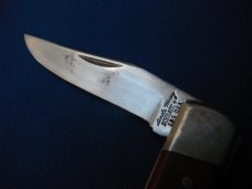 Uncle Henry / SCHRADE USA LB5 LOCKBACK  FOLDING POCKET KNIFE WOOD HANDLES   MADE IN USA!!!