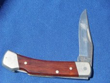 Uncle Henry / SCHRADE USA LB5 LOCKBACK  FOLDING POCKET KNIFE WOOD HANDLES   MADE IN USA!!!