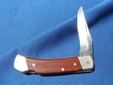 Uncle Henry / SCHRADE USA LB5 LOCKBACK  FOLDING POCKET KNIFE WOOD HANDLES   MADE IN USA!!!