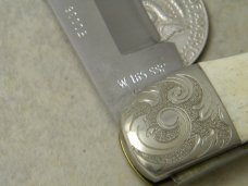 Case XX Stainless USA 3 Dot (1977) W165 SSP SAB Scrimshawed Bone Moby Dick Folding Hunter Knife  