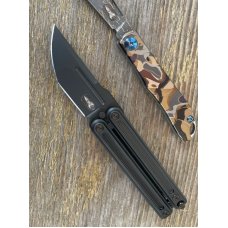 D Rocket Designs Darriel Caston Blackout Micro Parabellum Pocket Rocket Knife Folder