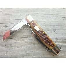 SCHATT amp MORGAN QUEEN CUTLERY CO USA 2006 GREEN BONE LG PA CONGRESS KNIFE NIB