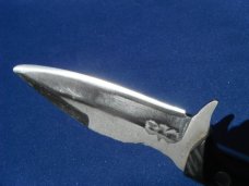 Custom handmade fixed blade knife with leather sheath.  A very sharp edge.