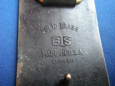 1978 Red Man Chewing Tabaco  Solid Brass Belt Buckle. Made in the USA!!! 