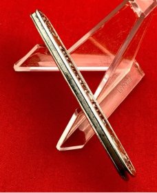 Vintage EMPIRE KNIFE CO German Savings Bank Sterling Silver 2-Blade Pen Pocket Knife c.1909