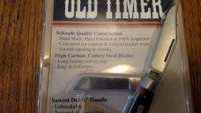 Schrade U.S.A. Old Timer 8OT Senior Stockman Pocket Knife IN CLAM PACK! LOT A