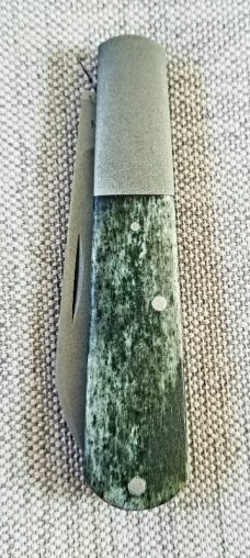 TA Davison Giraffe  bone Spear Barlow custom,3.75",jeweled liners, CTS-xhp bead blasted