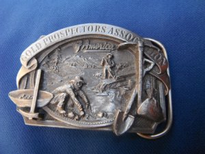 Gold Prospectors Association Belt Buckle. Made in the USA!!!
