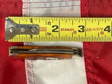 Case xx 2000 MM Peanut Pocket Knife with Nice Chestnut Brown Handles & -NOS & M/NM