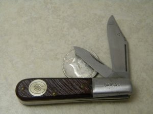 Delrin 2 Blade Barlow Knife