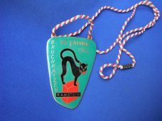 Black Cat Ramstein German Hiking badge 1962 A piece of  History!   German tourism