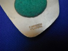 Black Cat Ramstein German Hiking badge 1962 A piece of  History!   German tourism