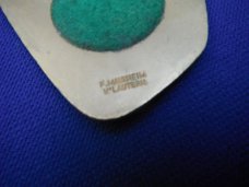 Black Cat Ramstein German Hiking badge 1962 A piece of  History!   German tourism