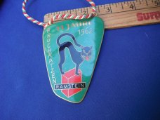 Black Cat Ramstein German Hiking badge 1962 A piece of  History!   German tourism