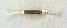 Bobby Toole Custom Green Stag Muskrat Knife,New, CPM-154 ,4"... integral bolsters and caps..sweet 
