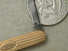 Union Cut. Co. (U.C. Co.) Olean NY Brass Miniature Pen Knife 
