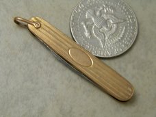 Union Cut. Co. (U.C. Co.) Olean NY Brass Miniature Pen Knife 