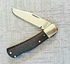 Birdvis custom Lockback Lanny Clip..4" cl..Midnight Rag Micarta..CPM-154..1 of 1...only lockback 