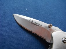 Jaguar  "US Marines"  "Semper Fi" Stainless Steel folding pocket knife 