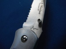 Jaguar  "US Marines"  "Semper Fi" Stainless Steel folding pocket knife 