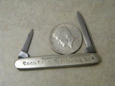 A. Kastor & Brothers NY Germany Coca Cola Bottling Co Metal Pen Knife