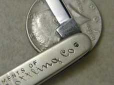 A. Kastor & Brothers NY Germany Coca Cola Bottling Co Metal Pen Knife