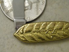 Tobacco Solingen Germany Tiny Tobacco Leaf Figural Knife 