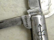 Russell Bone 2 Blade Sheepfoot Barlow Knife