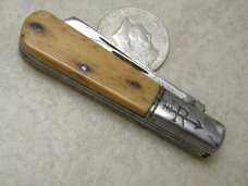 Russell Bone 2 Blade Sheepfoot Barlow Knife