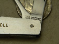 John Primble Belknap, Inc. Metal Rooster Nutter Knife 