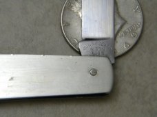 Vintage Henry Sears & Son 1865 USA Metal Spey Blade Knife 1900