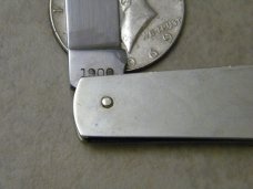 Vintage Henry Sears & Son 1865 USA Metal Spey Blade Knife 1900