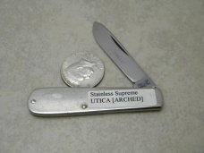 Utica Cutlery Co Stainless Supreme Spey Blade Metal  Knife