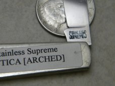 Utica Cutlery Co Stainless Supreme Spey Blade Metal  Knife