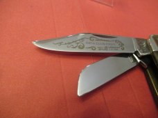 Case XX 1987 Green Bone  Equal End Cattle Knife Made for the NKCA Pattern # G6345 1/2 SS
