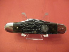 Case XX 1987 Green Bone  Equal End Cattle Knife Made for the NKCA Pattern # G6345 1/2 SS