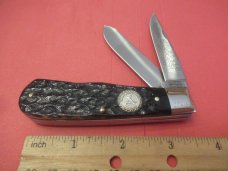 Camillus Brown Bone Folding Hunter Made for the NKCA