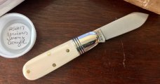 Great Eastern Cutlery Tidioute #252117 Little Jack, Unicorn Ivory Acrylic Handle, New (GEC 25) 