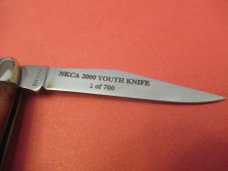 Puma Bone handle Pen Made for NKCA Youth Knife 