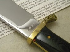 Kershaw Solingen Germany Rostfrei Golden Eagle Fixed Blade Knife in Display