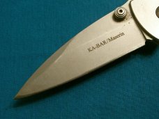 KABAR MASERIN ITALY KM 270 LOCKBACK FOLDING SURVIVAL CAMPING HUNTER POCKET KNIFE KNIVES OLD